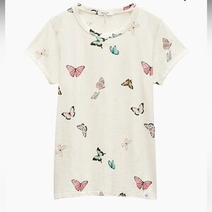Rag & Bone All Over Ozzy Butterfly Print T-shirt M